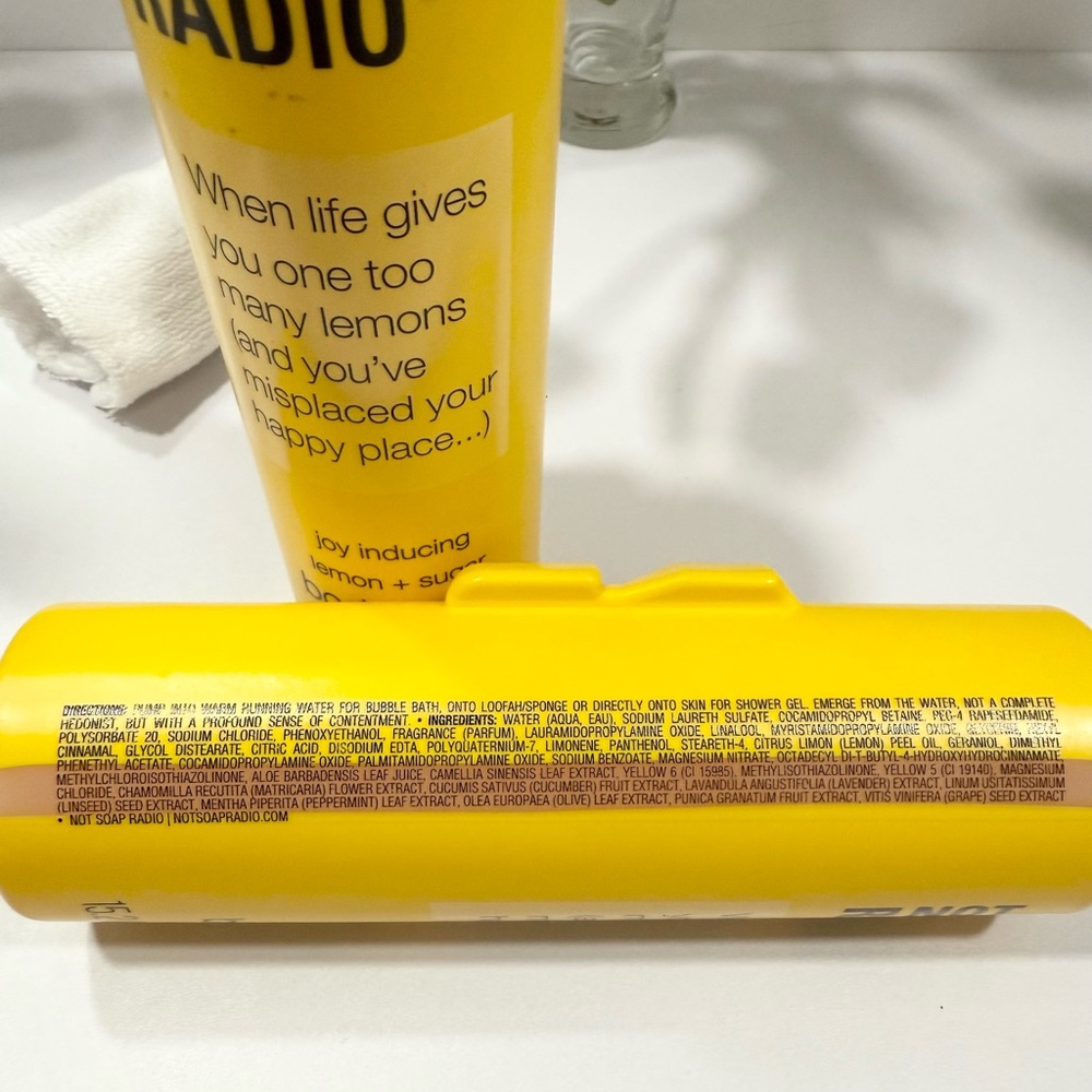 PRICE DROP‼️NOT SOAP, RADIO BODY WASH 🍋LEMON+ SUGAR PUMP BOTTLE (2 PK) 15.2 oz - Picture 4 of 8